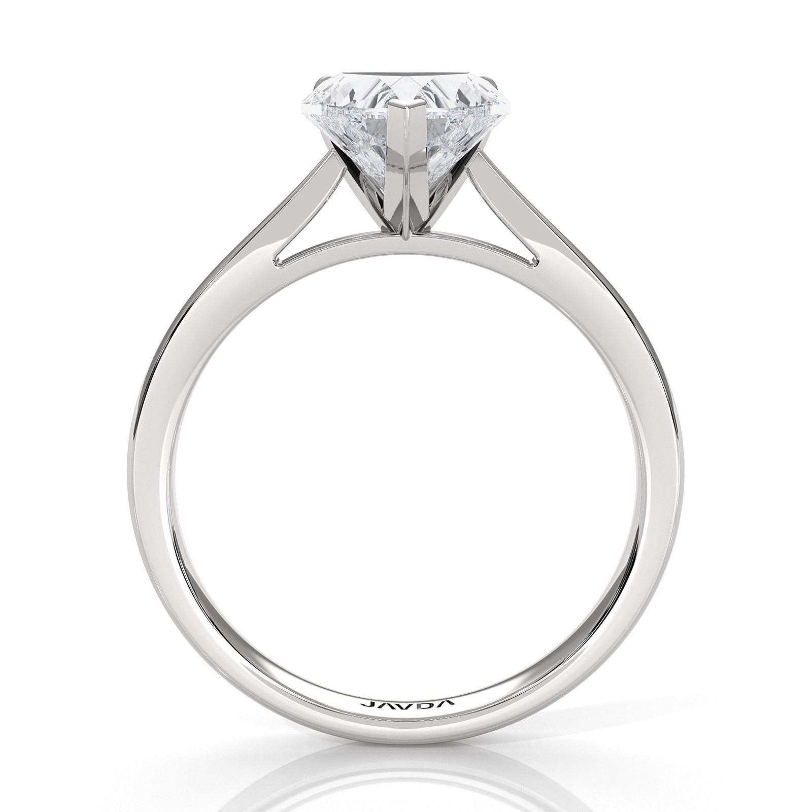 4.5g Princess Prong Setting Lab Grown Diamond Engagement Solitaire Ring IGI Certified 1.00 Ctw.